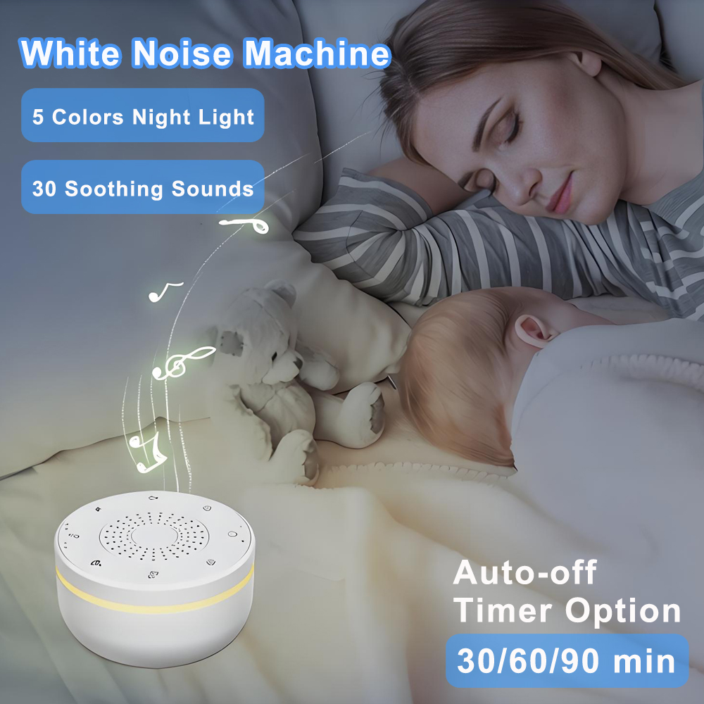 White Noise Machine Sleep - Máquina de Ruido Blanco para Bebés,