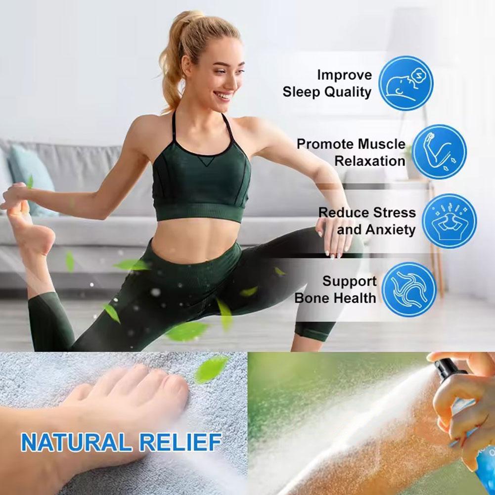 1/2 Uds. Spray de aceite de ma - Bath Salts Magnesium reseña y precio