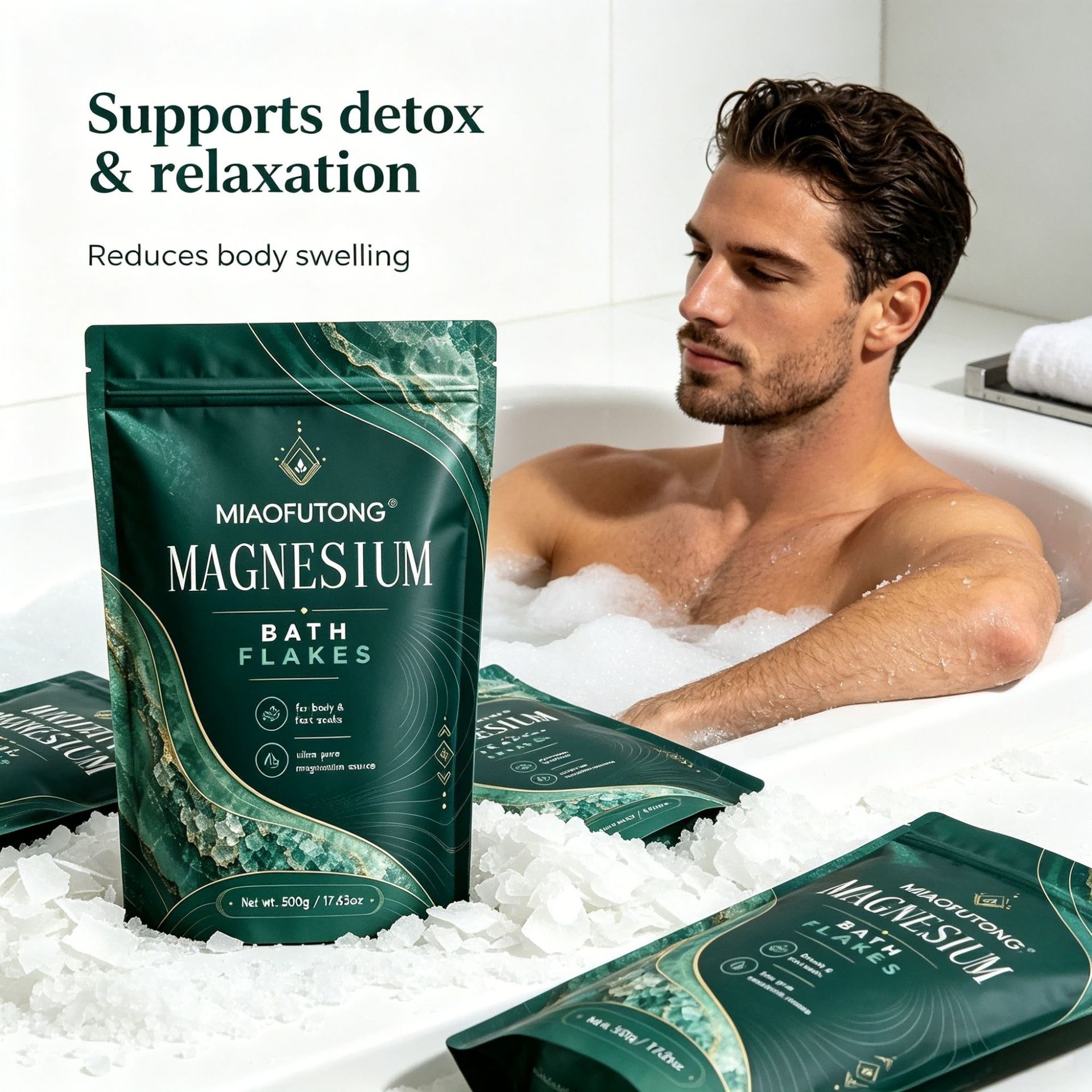 Sales de baño de magnesio mine - Bath Salts Magnesium reseña y precio