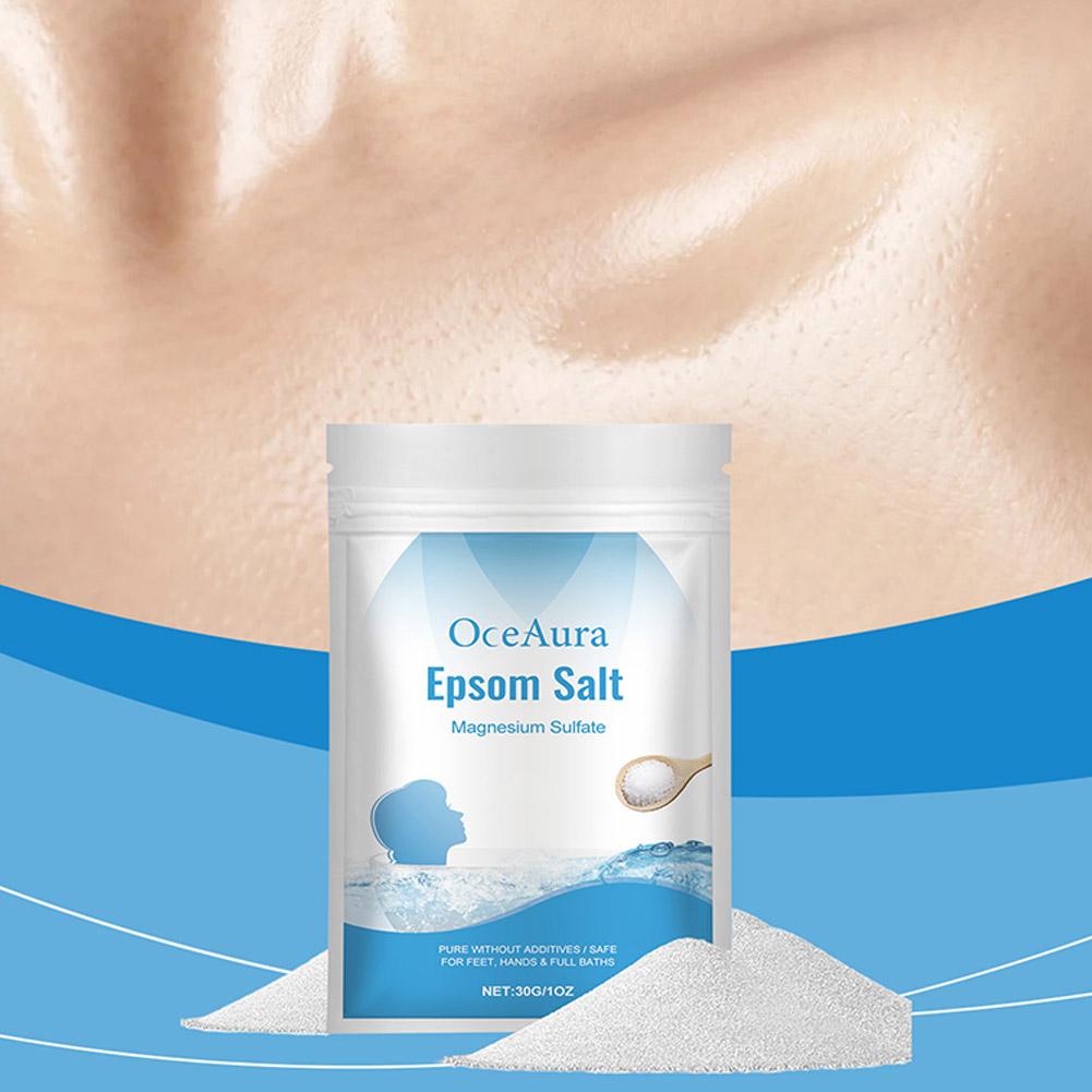 30g de sal, sulfato de magnesi - Bath Salts Magnesium reseña y precio