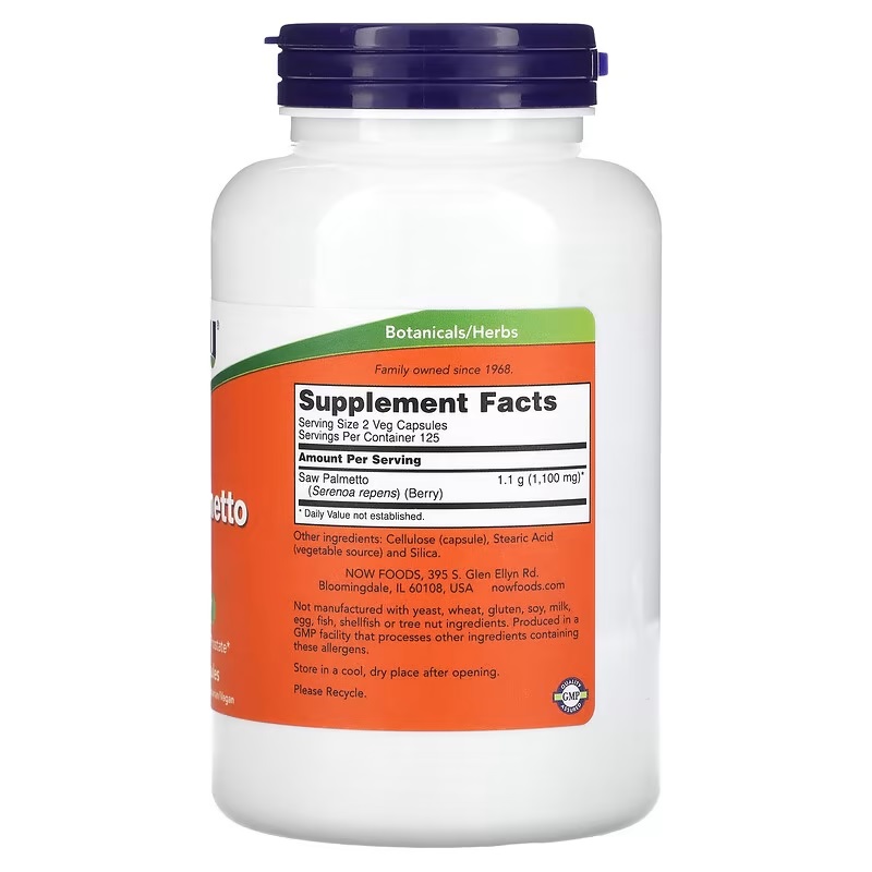 Saw Palmetto Cápsulas de fruta - Health Wellness & Nutrition Center Llc reseña y precio