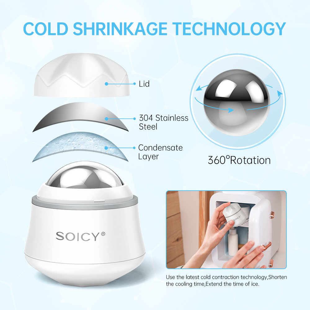 Rodillo de hielo de acero inox - Ice Roller Face Cold reseña y precio