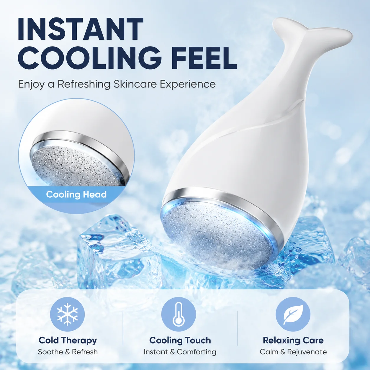 Rodillo de hielo con forma de  - Ice Roller Face Cold reseña y precio