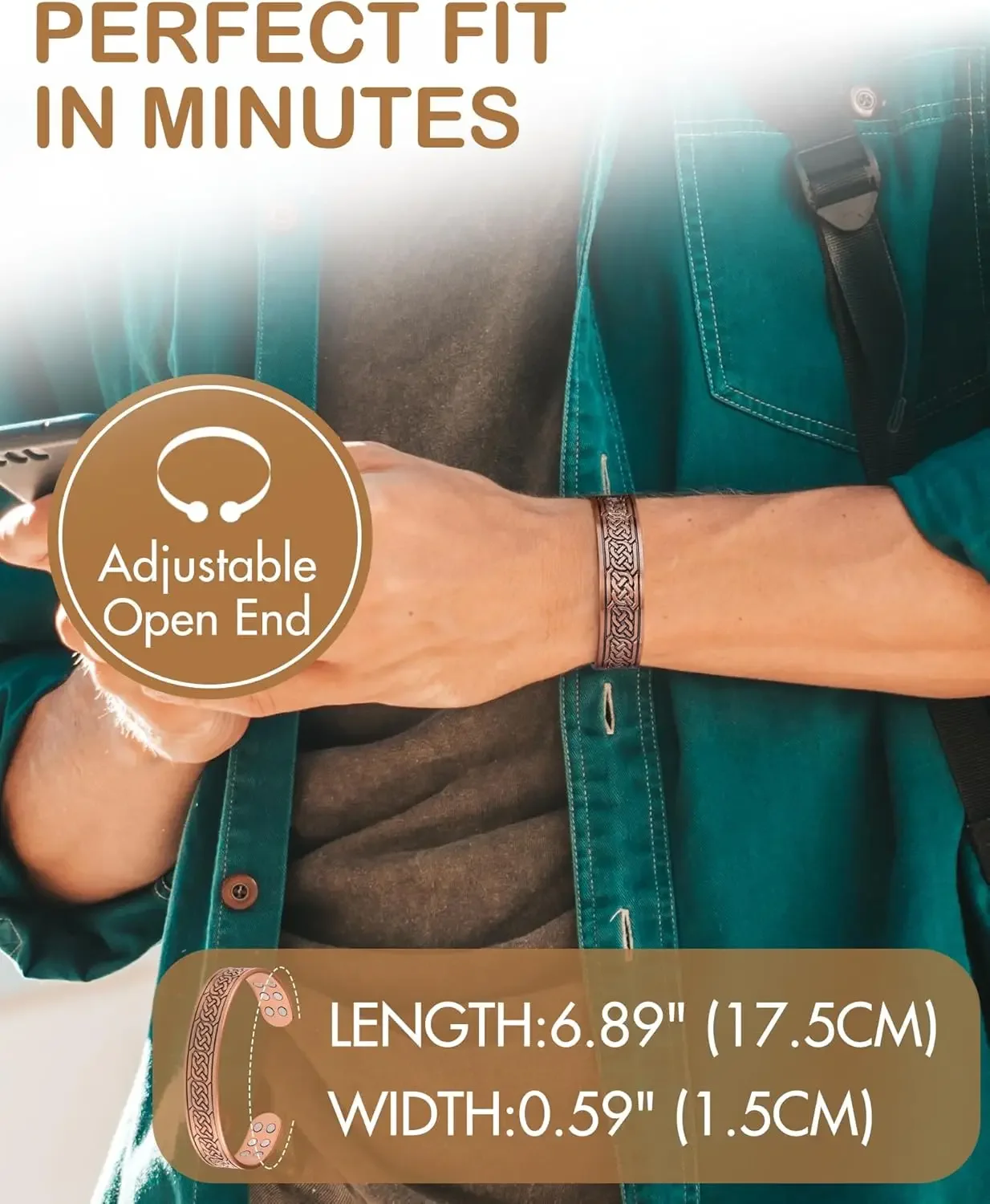 ARADOO-pulsera magnética de co - Health Wellness & Nutrition Center Llc reseña y precio