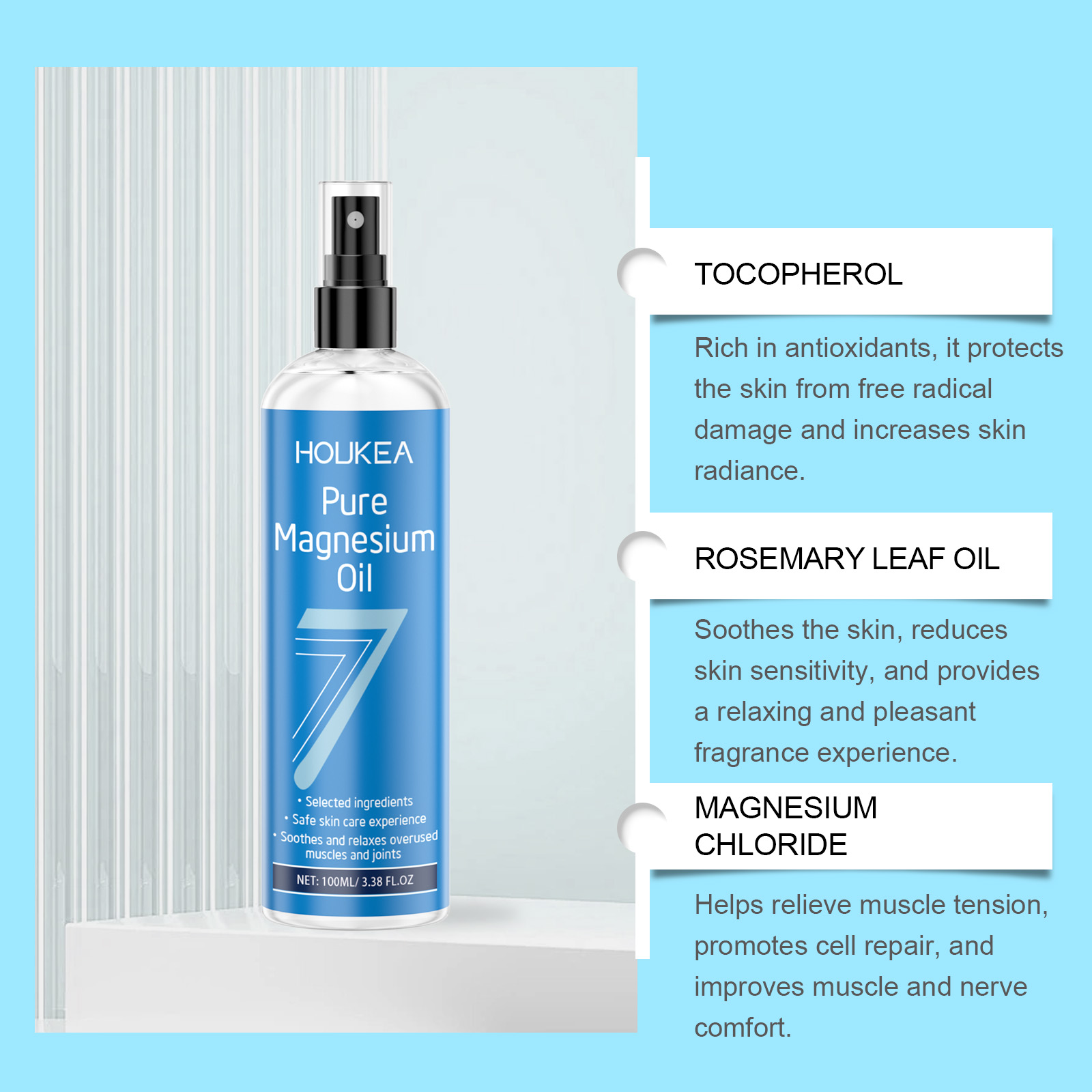 Spray de Aceite de Magnesio Mi - Bath Salts Magnesium reseña y precio