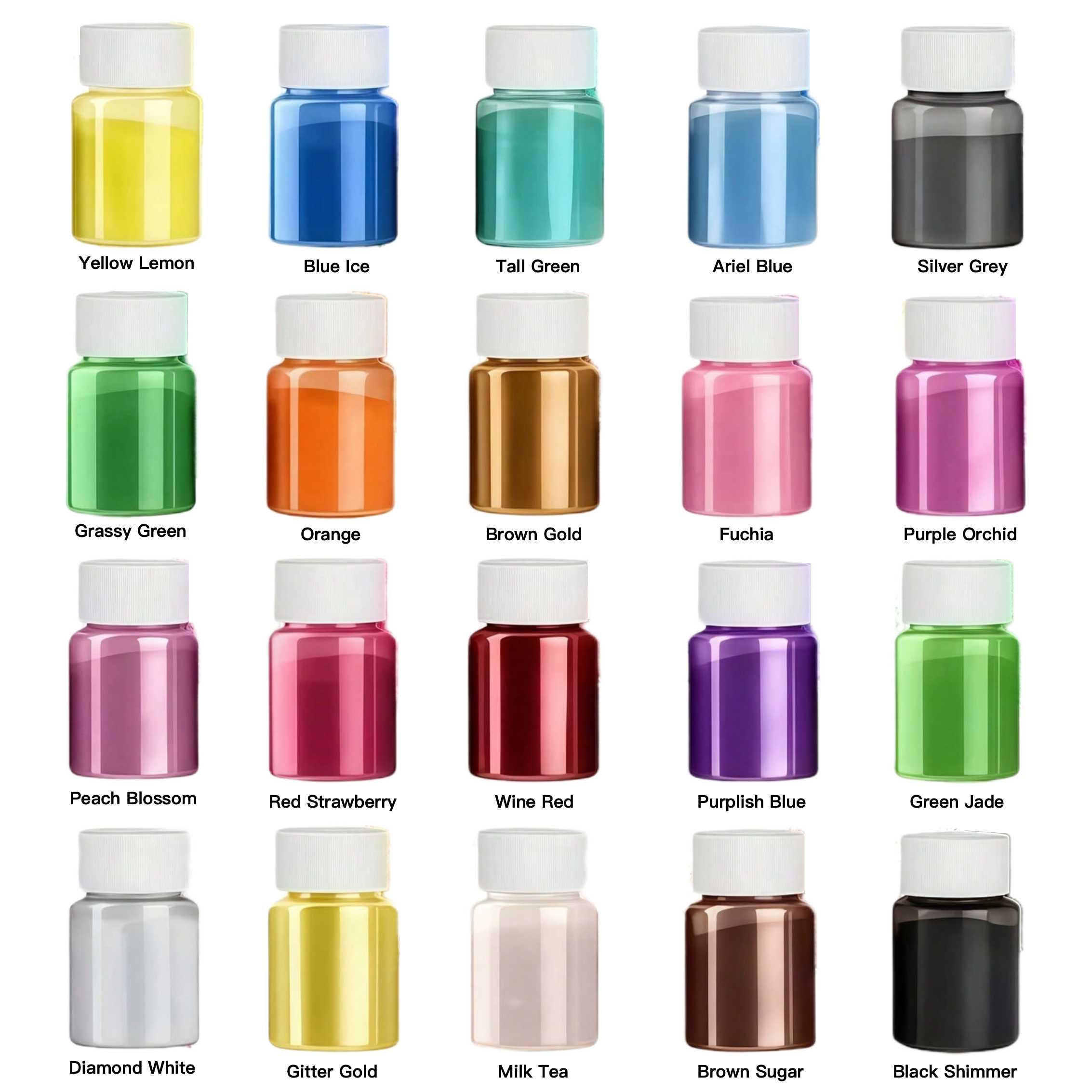 Paquete de 20 ml con 20 colore - Bath Salts Magnesium reseña y precio